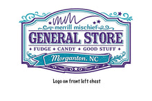 Load image into Gallery viewer, I Got Into Mischief in Morganton T-Shirt – Adult Tee | Merrill Mischief NC
