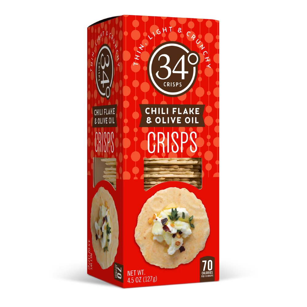 Chili Flake & Olive Oil Crisps- Entertaining Cracker-