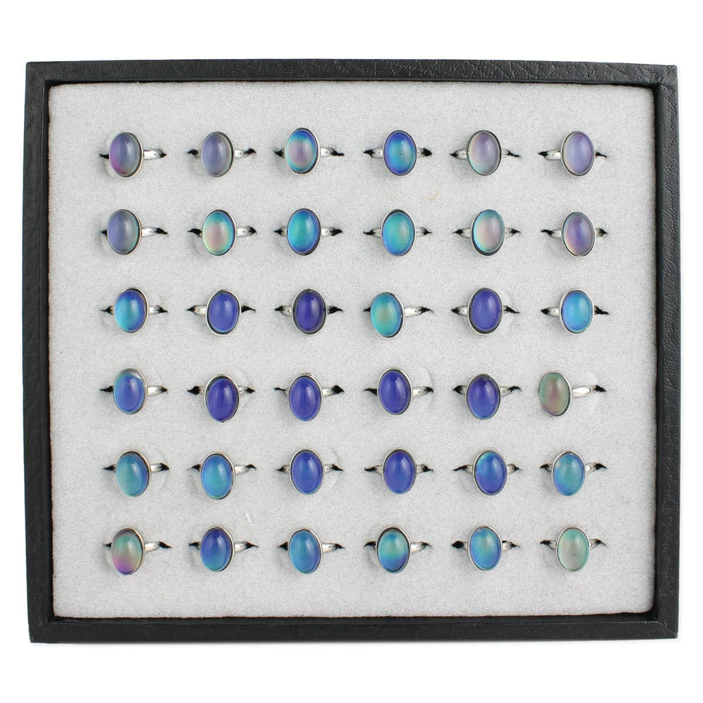 Oval Adjustable Mood Ring