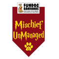 HP Mischief UnManaged  - Dog Bandanas: One Size Fits Most for Medium to Large Dogs