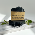 Charcoal Tea Tree Handmade Soap Bar VEGAN NATURAL