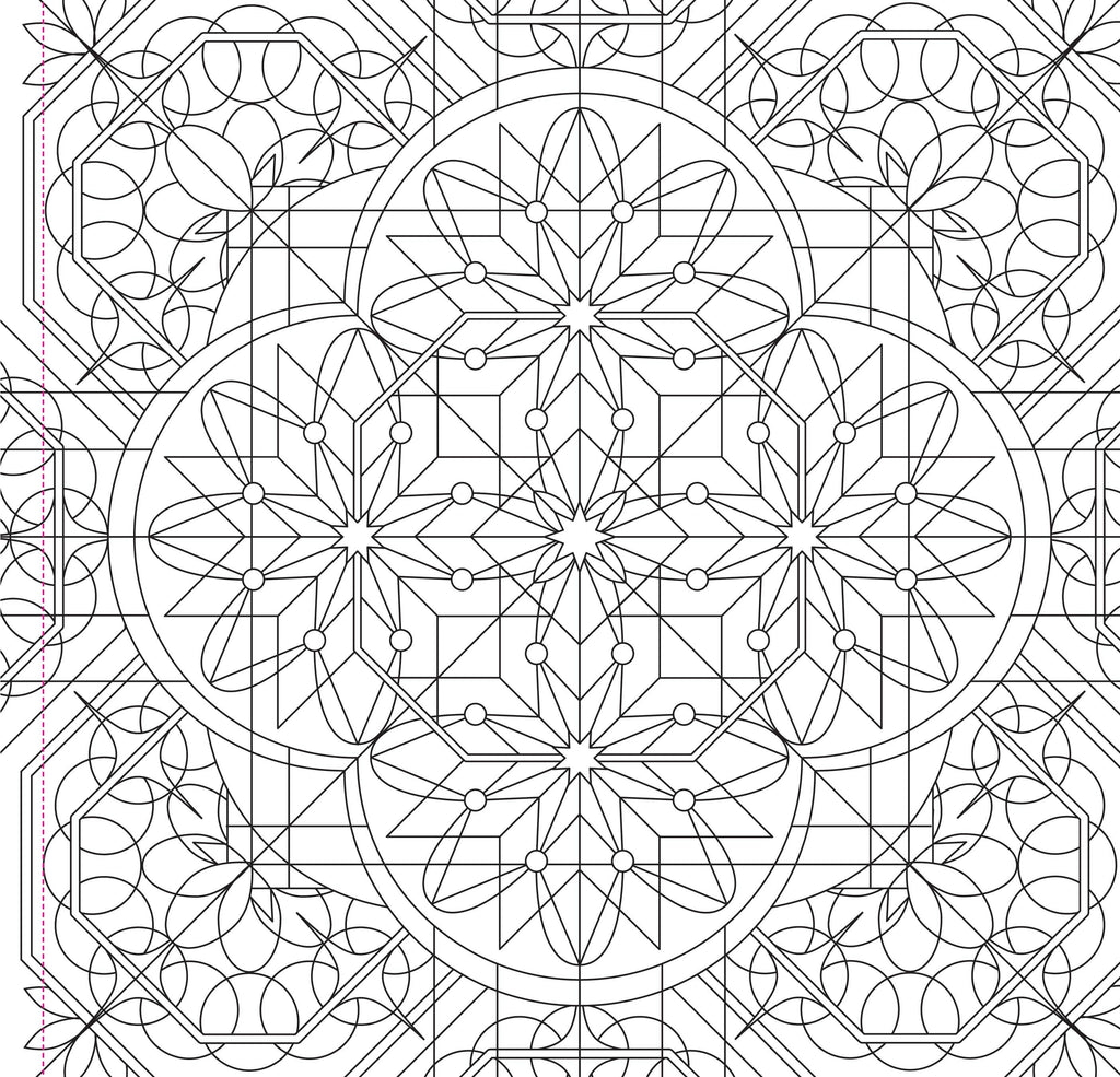 Kaleidoscope Designs Artist's Coloring Book
