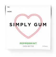 Load image into Gallery viewer, Heart Box Peppermint Gum
