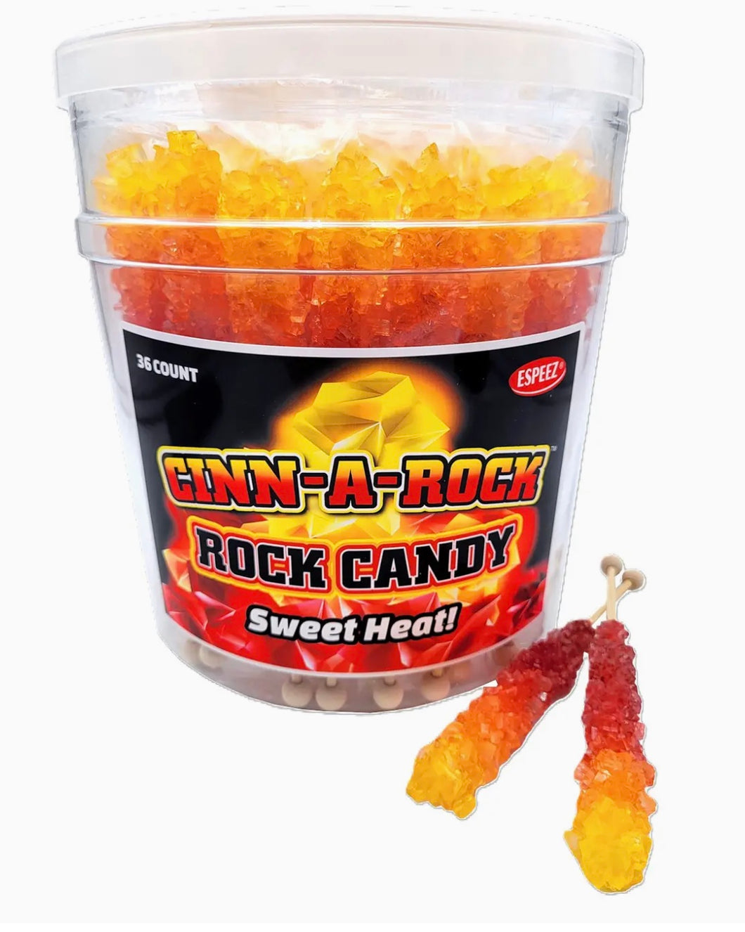 Cinn-a-rock Sweet Heat Rock Candy Stick