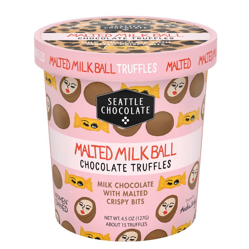 Seattle Chocolate Malted Milk Ball Truffles