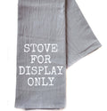Stove For Display Only - Gray Kitchen Hand Towel