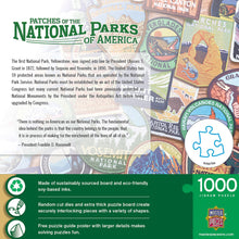 Load image into Gallery viewer, Patches of the National Parks 1000 Piece Puzzle
