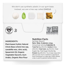 Load image into Gallery viewer, Sugar Free Spearmint Natural Chewing Gum
