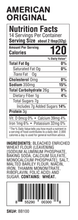 Load image into Gallery viewer, Nutrition facts label for a product with serving size, calories, and ingredient list.
