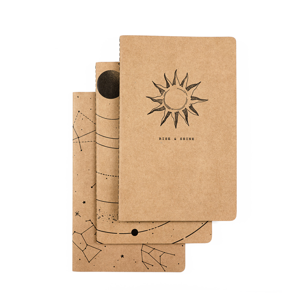 Assorted Science & Astronomy Skinny Notebook - Set of 3 – Merrill Mischief