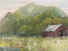 Load image into Gallery viewer, Barb&#39;s Flowers - Pick Your Own  Framed Original Painting on Reclaimed Wood
