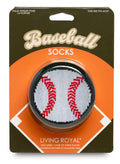 Socks in a baseball package