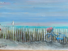 Load image into Gallery viewer, Bike on the Beach with Sea Gulls
