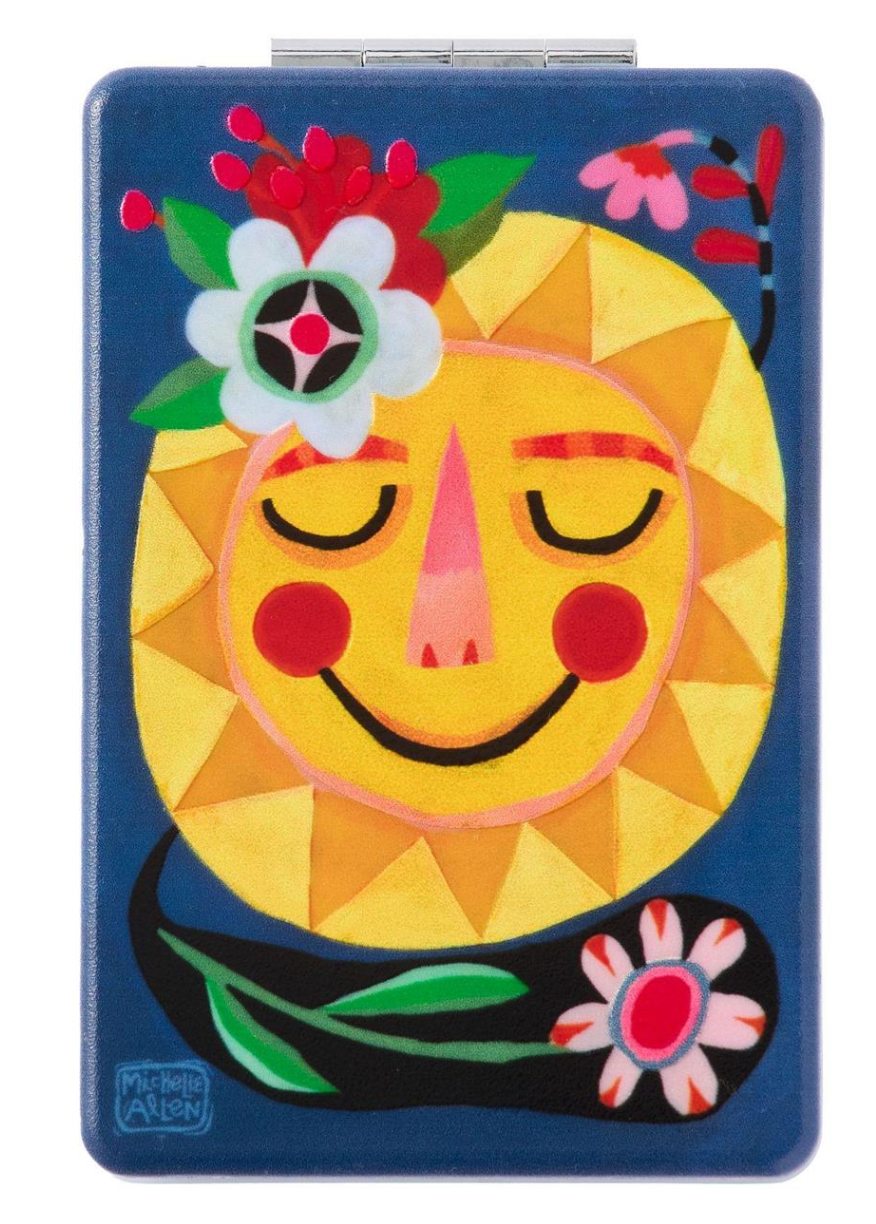 Blooming Bright Compact Mirror