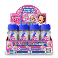 Box of Bubble Lick Birthday Cake flavored bubbles with child's face on packaging