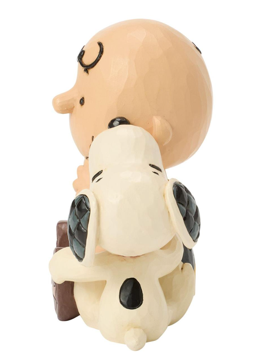 Charlie Brown and Snoopy figurine side view