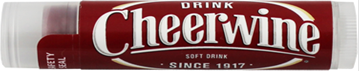 Cheerwine Flavored Cherry Lip Balm. .15 oz