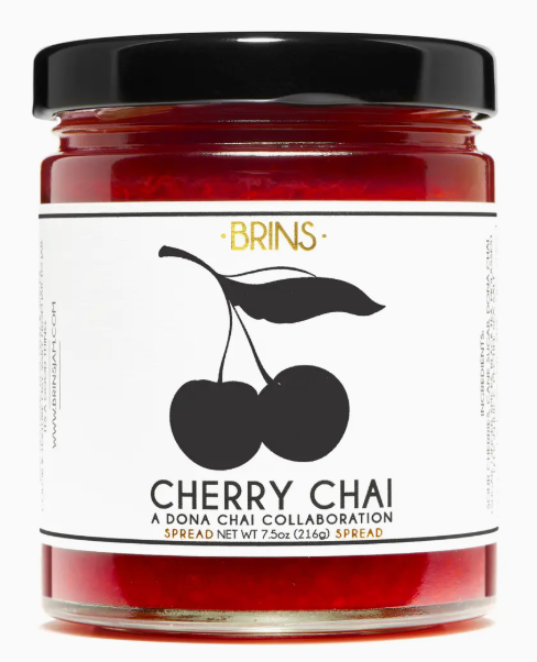 Cherry Chai Spread and Preserve - 7.5 oz jar