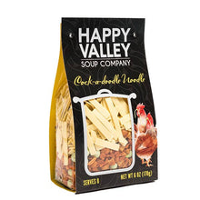 Load image into Gallery viewer, Happy Valley Soup Company Cock-a-doodle Noodle package on a white background
