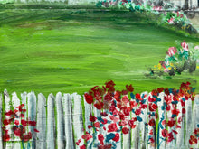 Load image into Gallery viewer, Country Church reclaimed wood painting
