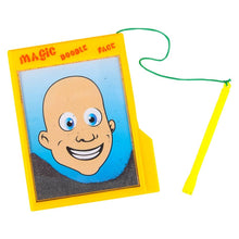 Load image into Gallery viewer, Magic Doodle Face toy with a yellow border and blue background
