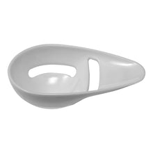 Load image into Gallery viewer, White ceramic spoon rest on a white background
