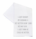 Tea Towel with Get Better Soon