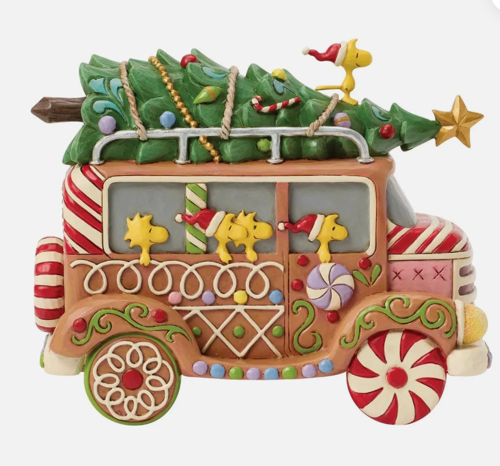 Jim Shore - Peanuts Gingerbread Van