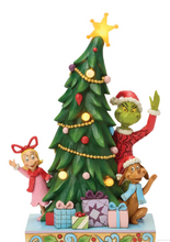 Load image into Gallery viewer, Jim Shore  - Grinch, Cindy, and Max by Tree
