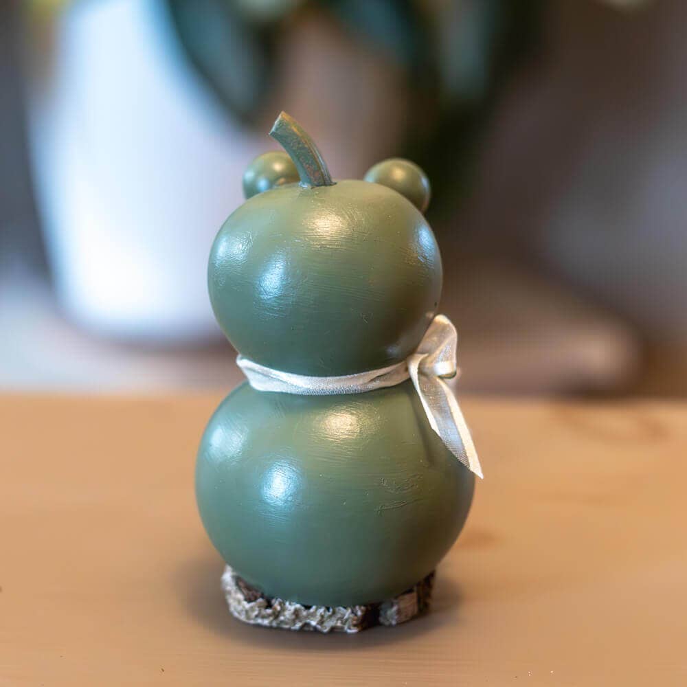 Hand-Crafted Gourd - Frankie Frog - Tiny - Animal Decor