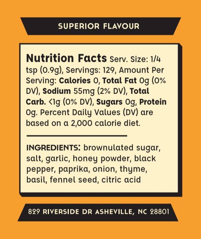 Honey & Herb Rub - 3.8 oz