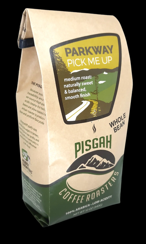 Pisgah Coffee-Parkway Pick Me Up  - 12 oz WHOLE BEAN