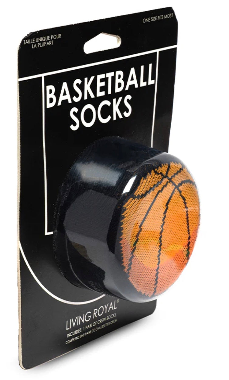 Living Royal - Basketball Themed Socks in 3D Packaging