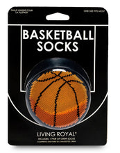 Load image into Gallery viewer, Living Royal - Basketball Themed Socks in 3D Packaging
