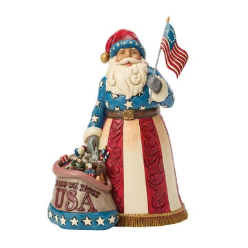 Jim Shore - Patriotic Santa