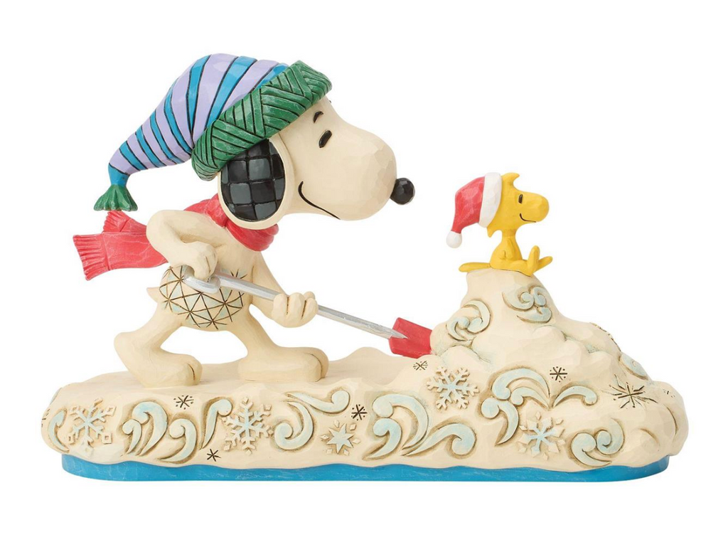 Jim Shore - Snoopy Shoveling Snow