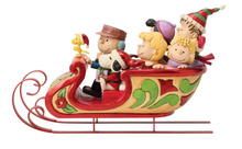 Load image into Gallery viewer, Jim Shore - Snoopy and Friends in Sleigh
