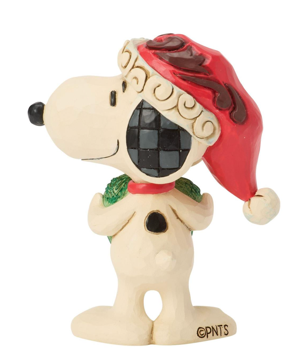 Jim Shore - Snoopy with Heart Wreath Mini