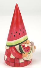 Load image into Gallery viewer, Gnome with watermelon fgurine

