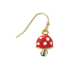 Load image into Gallery viewer, Magic Toadstool Enamel Earrings
