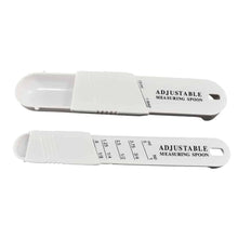 Load image into Gallery viewer, Two adjustable measuring spoons on a white background
