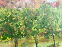 Load image into Gallery viewer, Apple Orchard - Original Framed Painting, Acrylic on Reclaimed Wood
