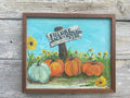 Future Jack-o-Lanterns - original reclaimed wood painting