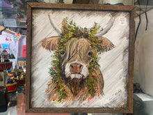Load image into Gallery viewer, Holiday Highland Cow
