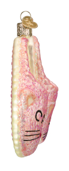 Cat Lady Slippers Ornament - Old World Christmas