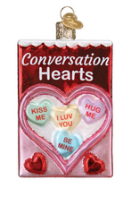 Load image into Gallery viewer, Conversation Hearts Ornament - Old World Christmas
