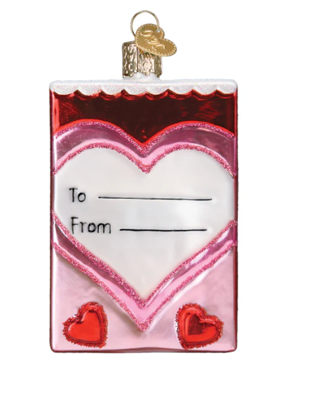 Conversation Hearts Ornament - Old World Christmas