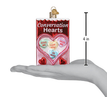 Load image into Gallery viewer, Conversation Hearts Ornament - Old World Christmas
