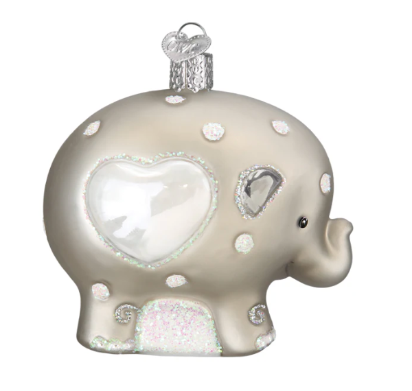Baby's First Christmas Elephant Ornament - Old World Christmas