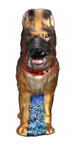 German Shepherd Ornament - Old World Christmas (Copy)